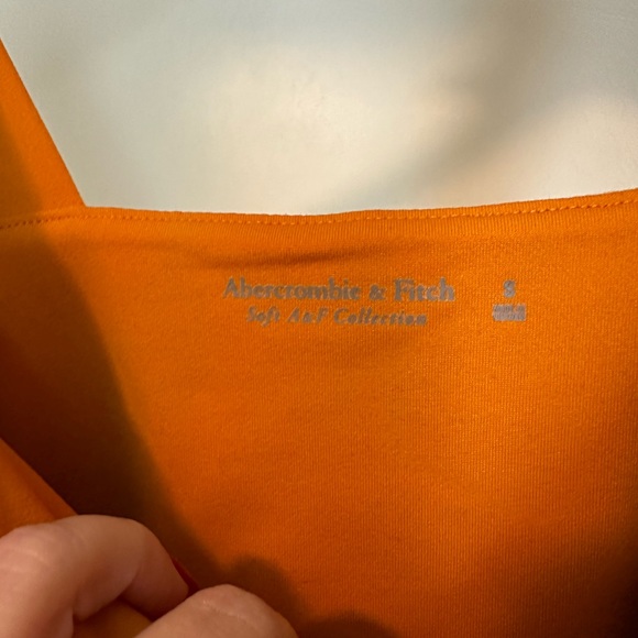 Abercrombie Dark Yellow/Mustard Squareneck Bodysuit - Picture 3 of 6